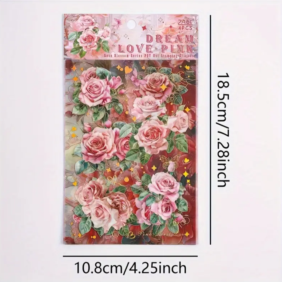 ✨ Bloom Foil – Set de Stickers Florales ✨
