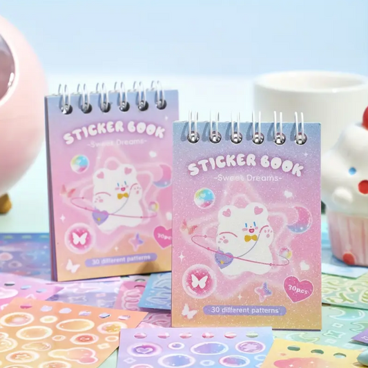 Deco Brillante – Sticker Book (30 hojas) ✨🌙