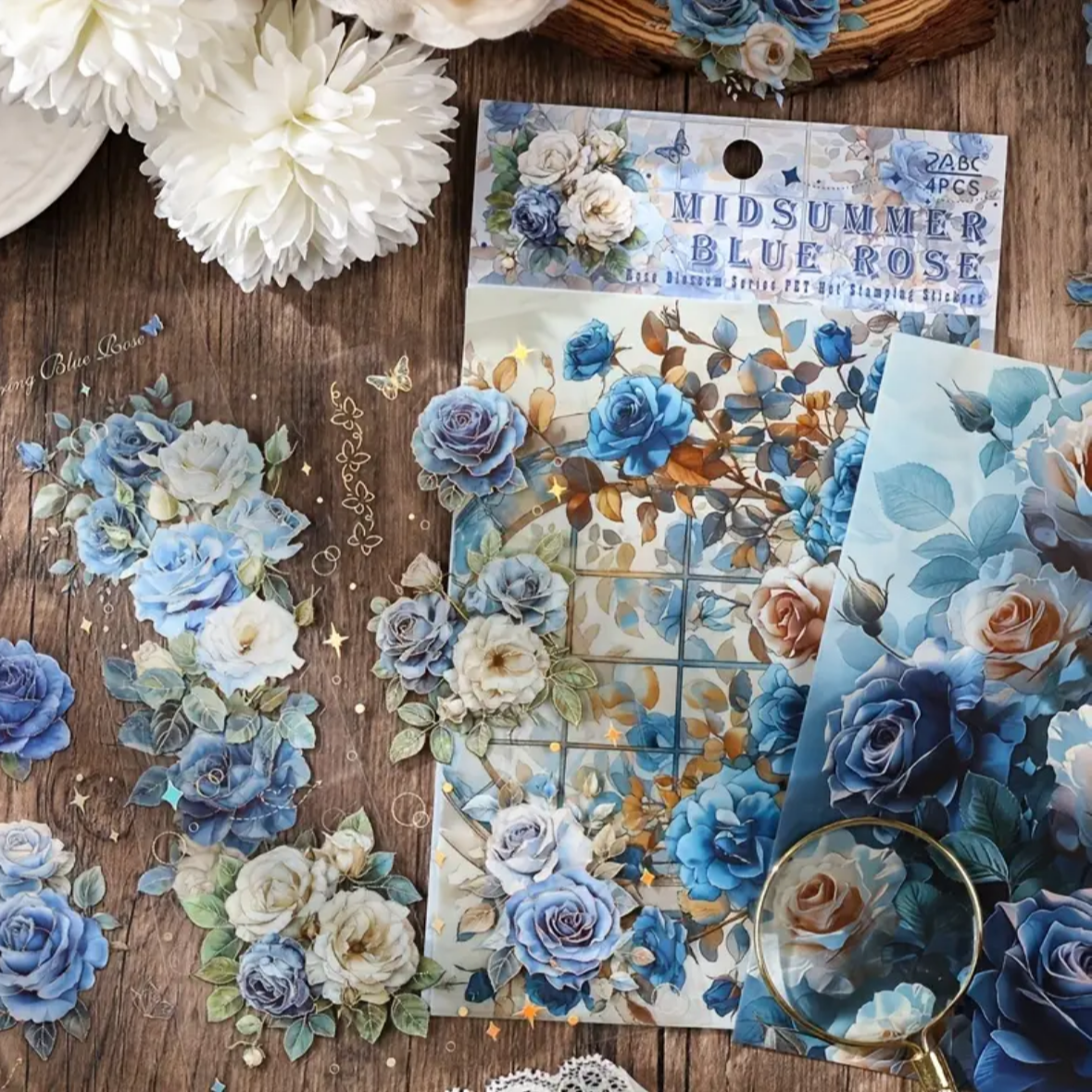 ✨ Bloom Foil – Set de Stickers Florales ✨