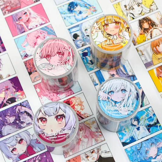 ✨Anime Rollies – Stickers en Rollo Troquelados✨