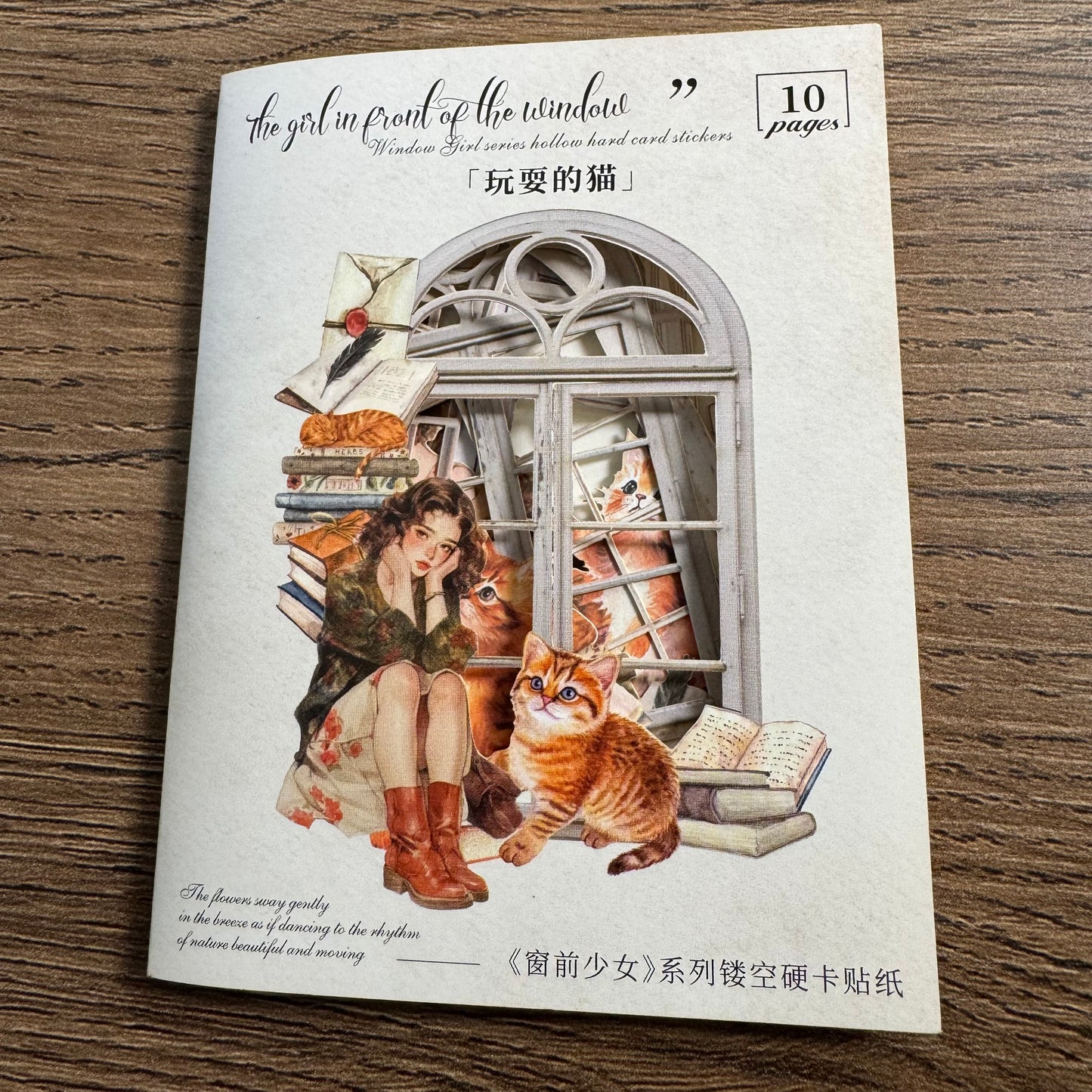 🌆 Window Girls – Stickers de Papel Gruesito