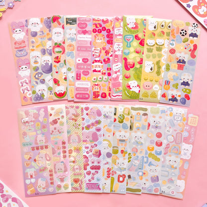 Set de Stickers I – Kawaii Collection (20 planchitas) 🎀✨