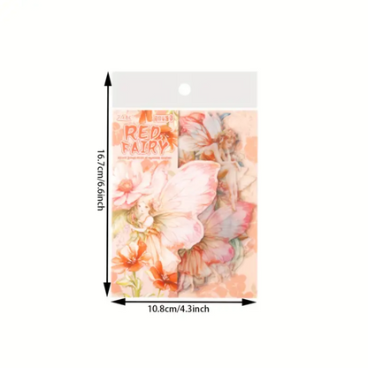 Set de Stickers PET – Ángeles & Hadas (30 piezas) 👼🧚‍♀️✨