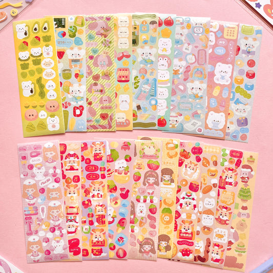 Set de Stickers R – Kawaii Collection (20 planchitas) 🎀✨