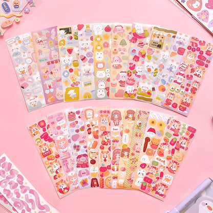 Set de Stickers F – Kawaii Collection (20 planchitas) 🎀✨