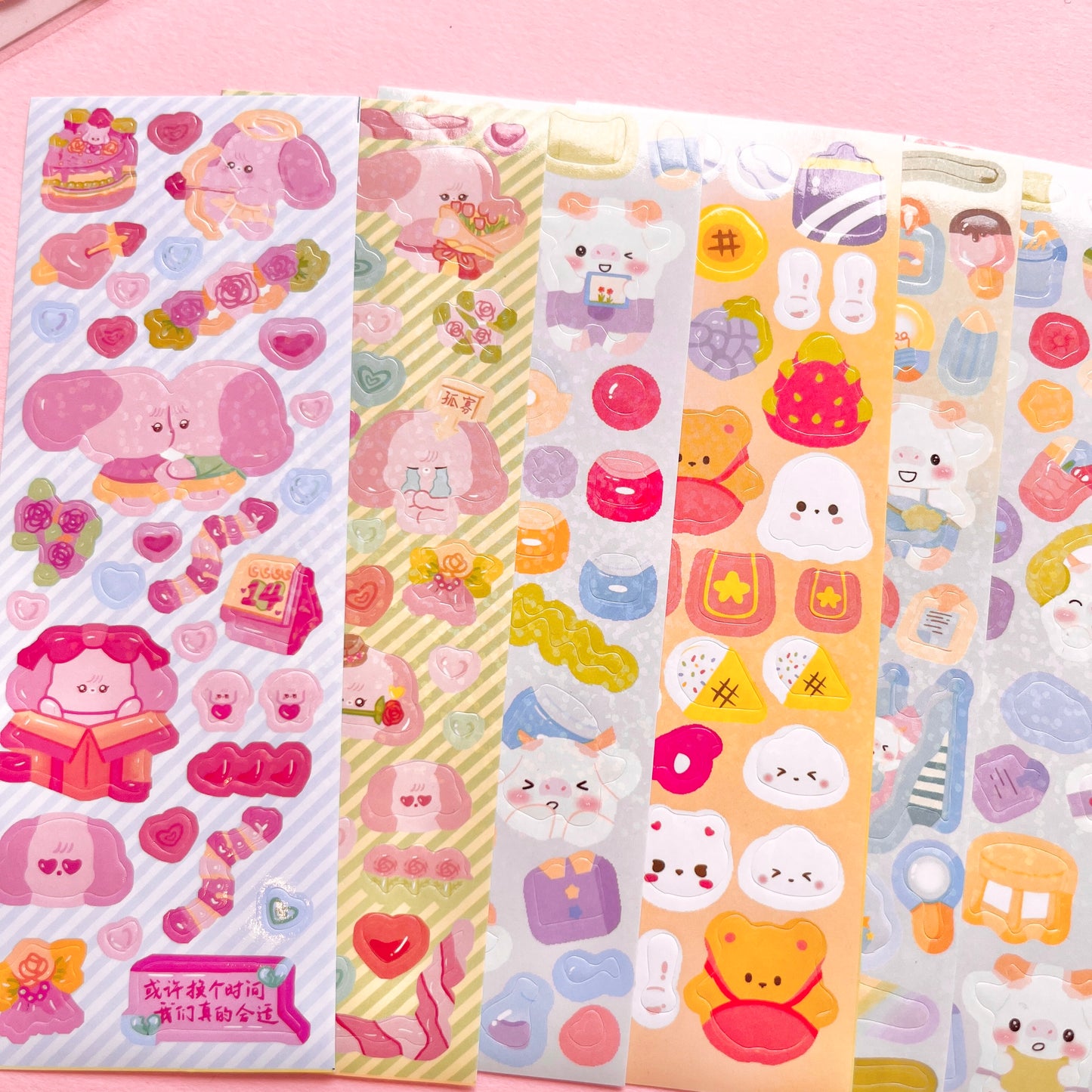 Set de Stickers L – Kawaii Collection (20 planchitas) 🎀✨