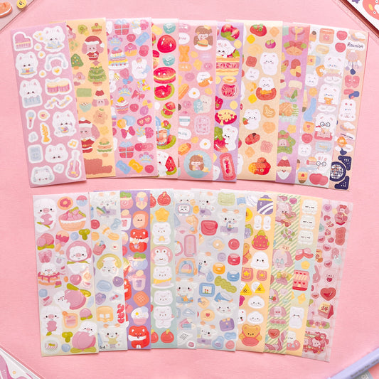 Set de Stickers P – Kawaii Collection (20 planchitas) 🎀✨