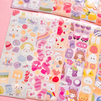 Set de Stickers N – Kawaii Collection (20 planchitas) 🎀✨