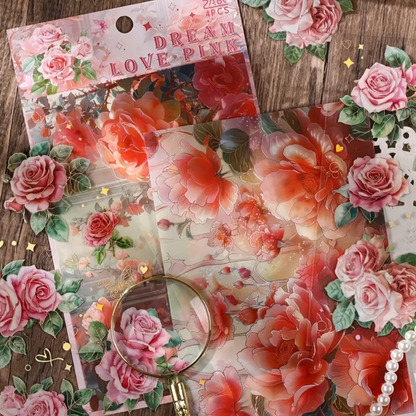 ✨ Bloom Foil – Set de Stickers Florales ✨