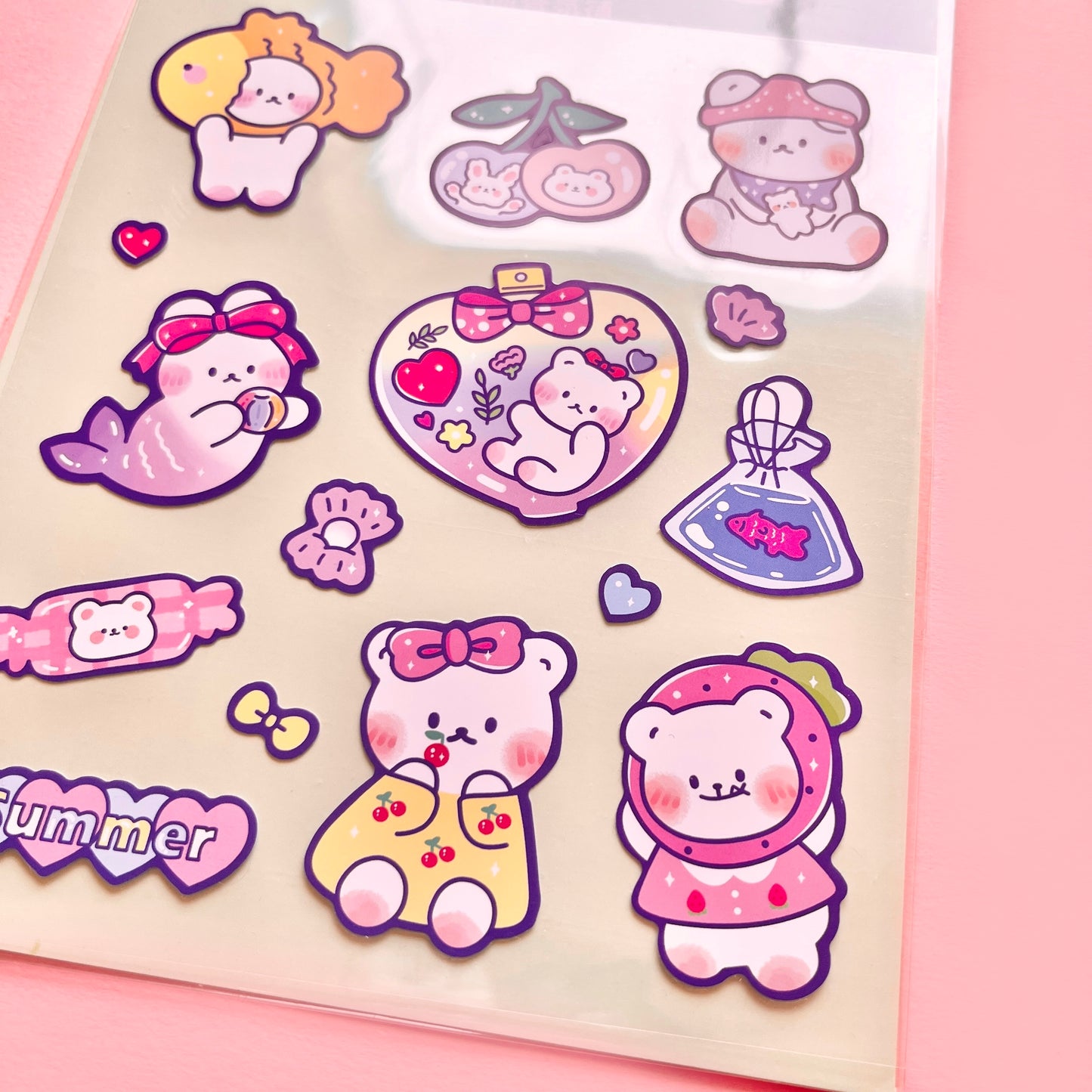 Stickers XL Ositos – PET 🐻✨