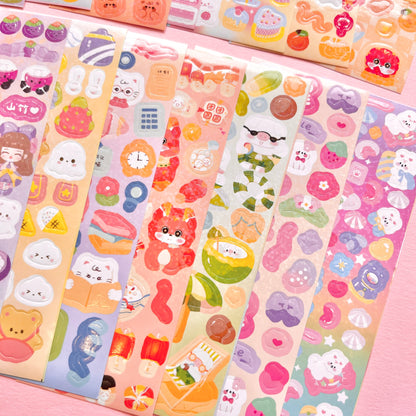 Set de Stickers N – Kawaii Collection (20 planchitas) 🎀✨