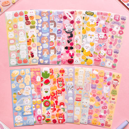 Set de Stickers O – Kawaii Collection (20 planchitas) 🎀✨