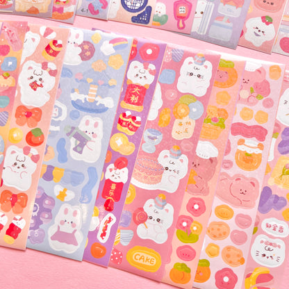 Set de Stickers Q – Kawaii Collection (20 planchitas) 🎀✨