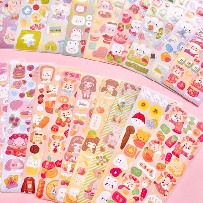 Set de Stickers F – Kawaii Collection (20 planchitas) 🎀✨