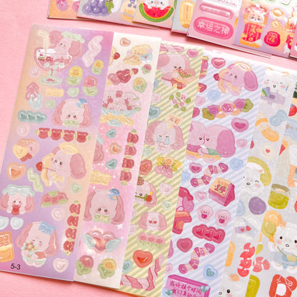 Set de Stickers I – Kawaii Collection (20 planchitas) 🎀✨