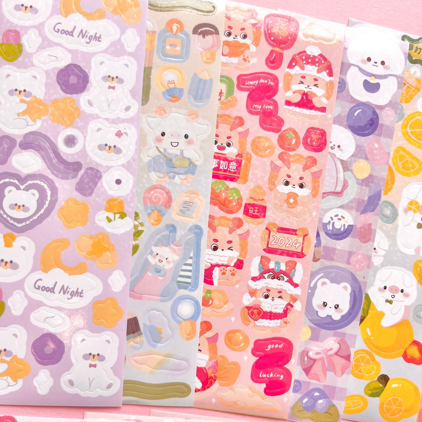 Set de Stickers N – Kawaii Collection (20 planchitas) 🎀✨