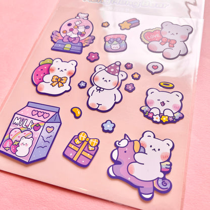 Stickers XL Ositos – PET 🐻✨