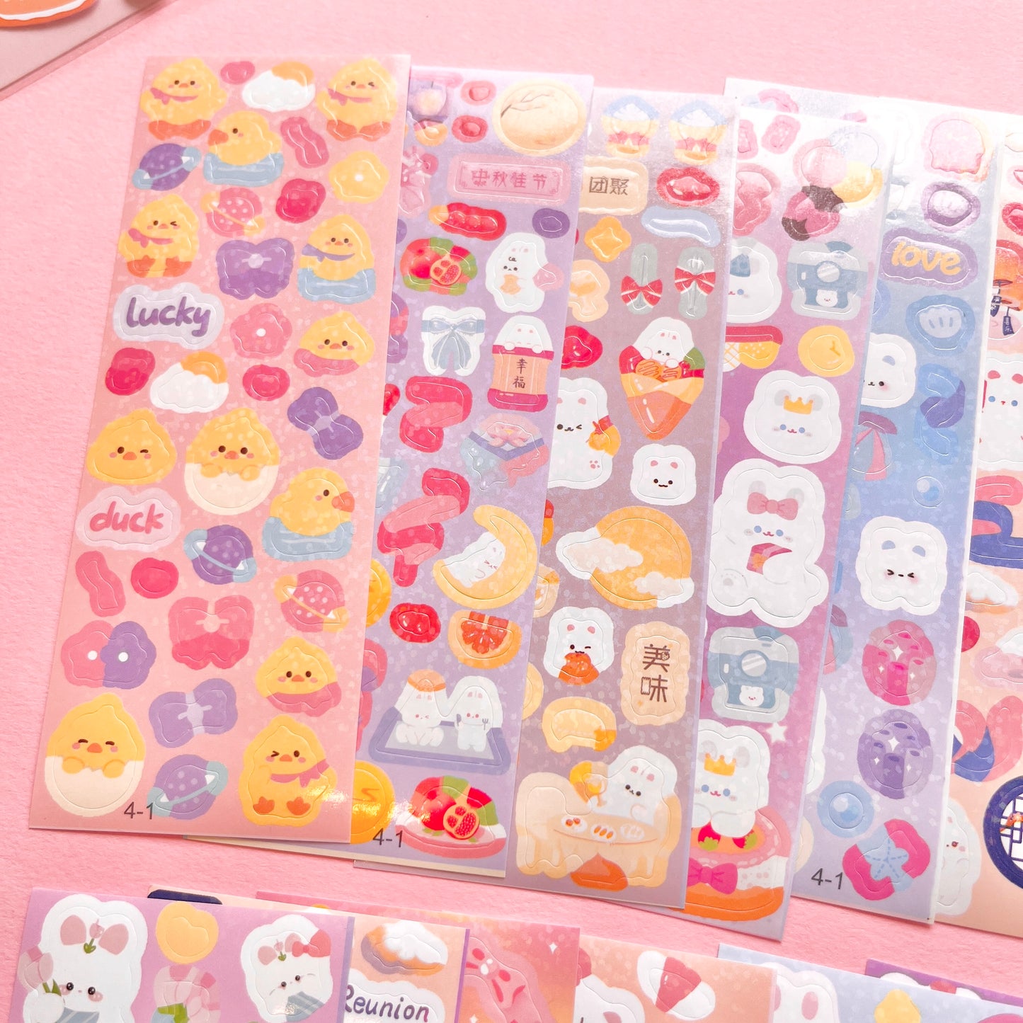 Set de Stickers Q – Kawaii Collection (20 planchitas) 🎀✨