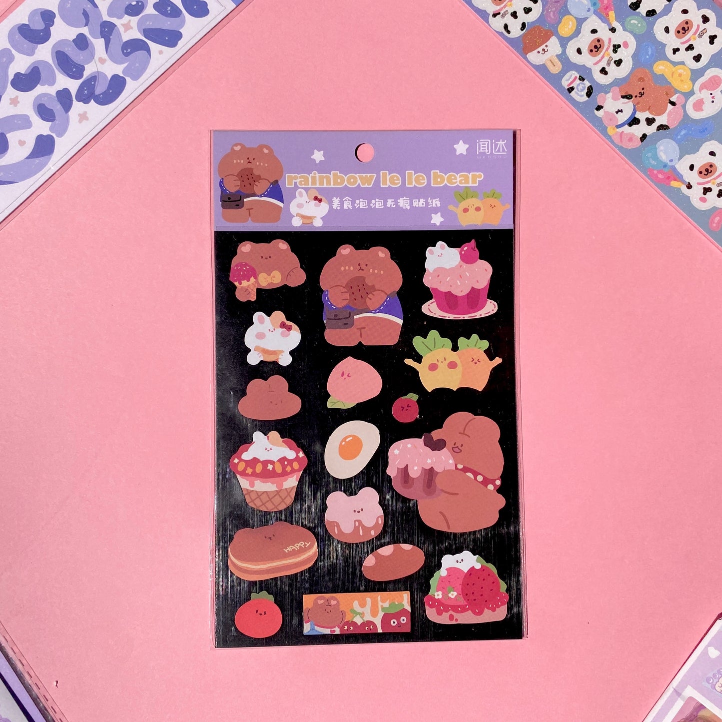 Stickers – Osito & Pastelitos 🧸🍰