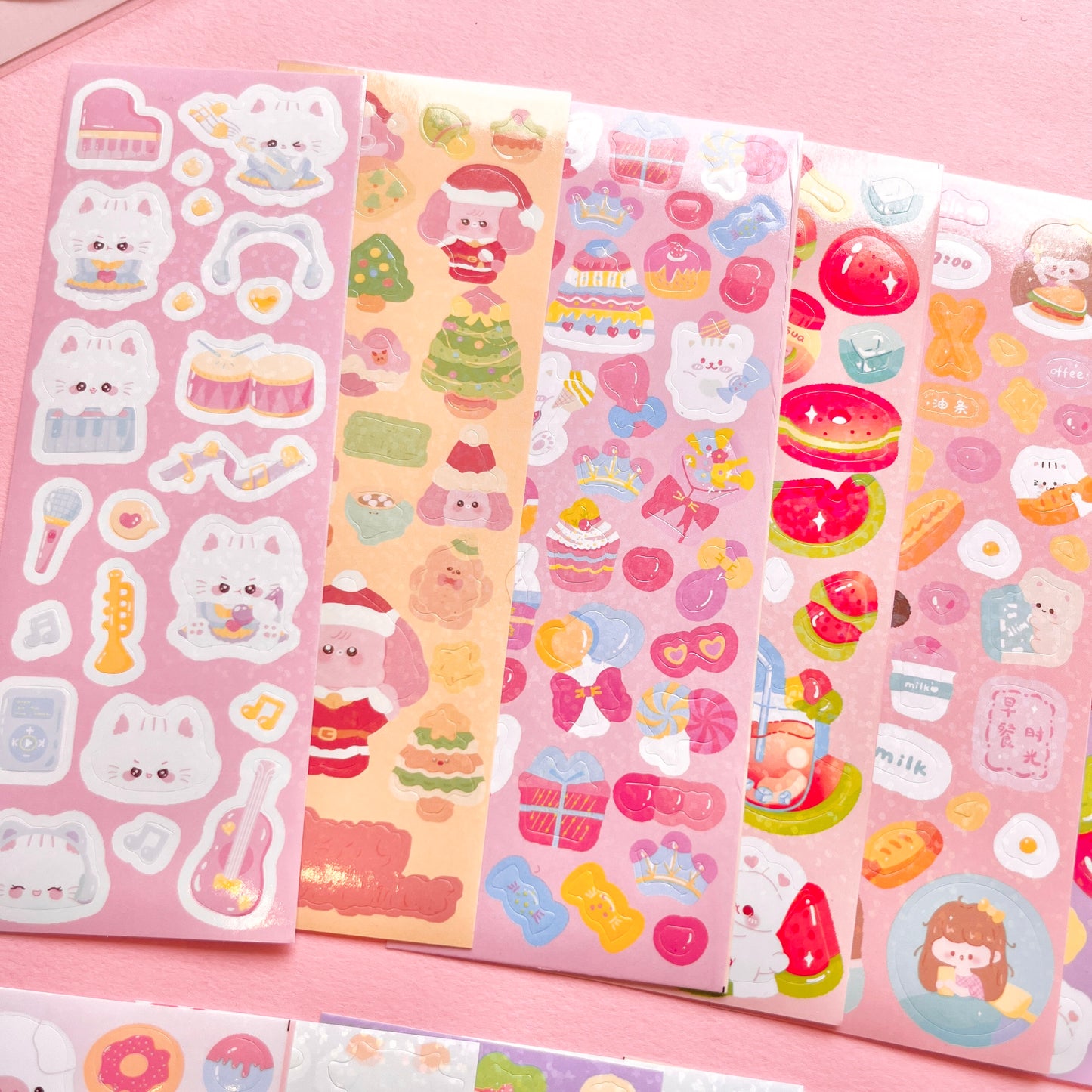 Set de Stickers P – Kawaii Collection (20 planchitas) 🎀✨