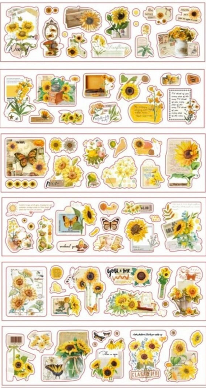 Set de Stickers PET – Colección Vintage (6 planchas) 📜✨