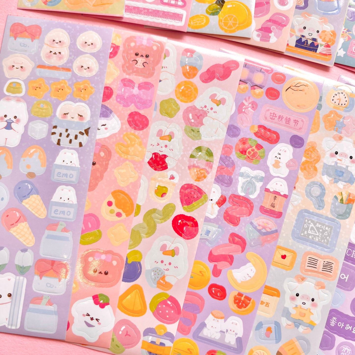 Set de Stickers K – Kawaii Collection (20 planchitas) 🎀✨