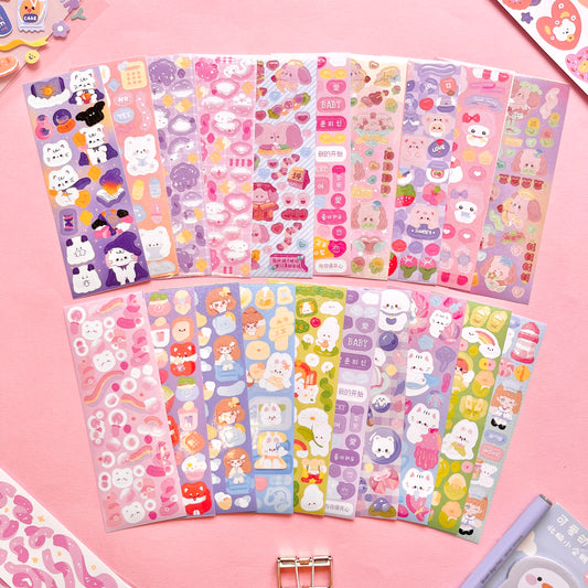 Set de Stickers G – Kawaii Collection (20 planchitas) 🎀✨