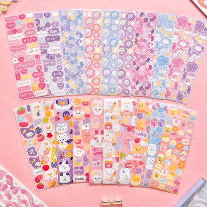 Set de Stickers H – Kawaii Collection (20 planchitas) 🎀✨