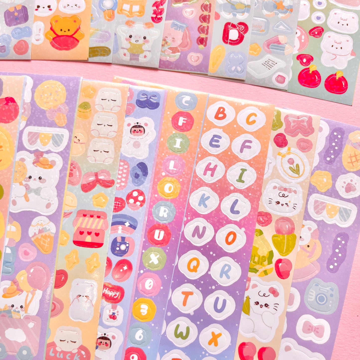 Set de Stickers L – Kawaii Collection (20 planchitas) 🎀✨