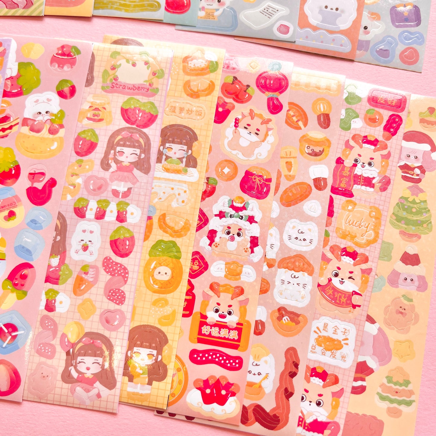 Set de Stickers R – Kawaii Collection (20 planchitas) 🎀✨