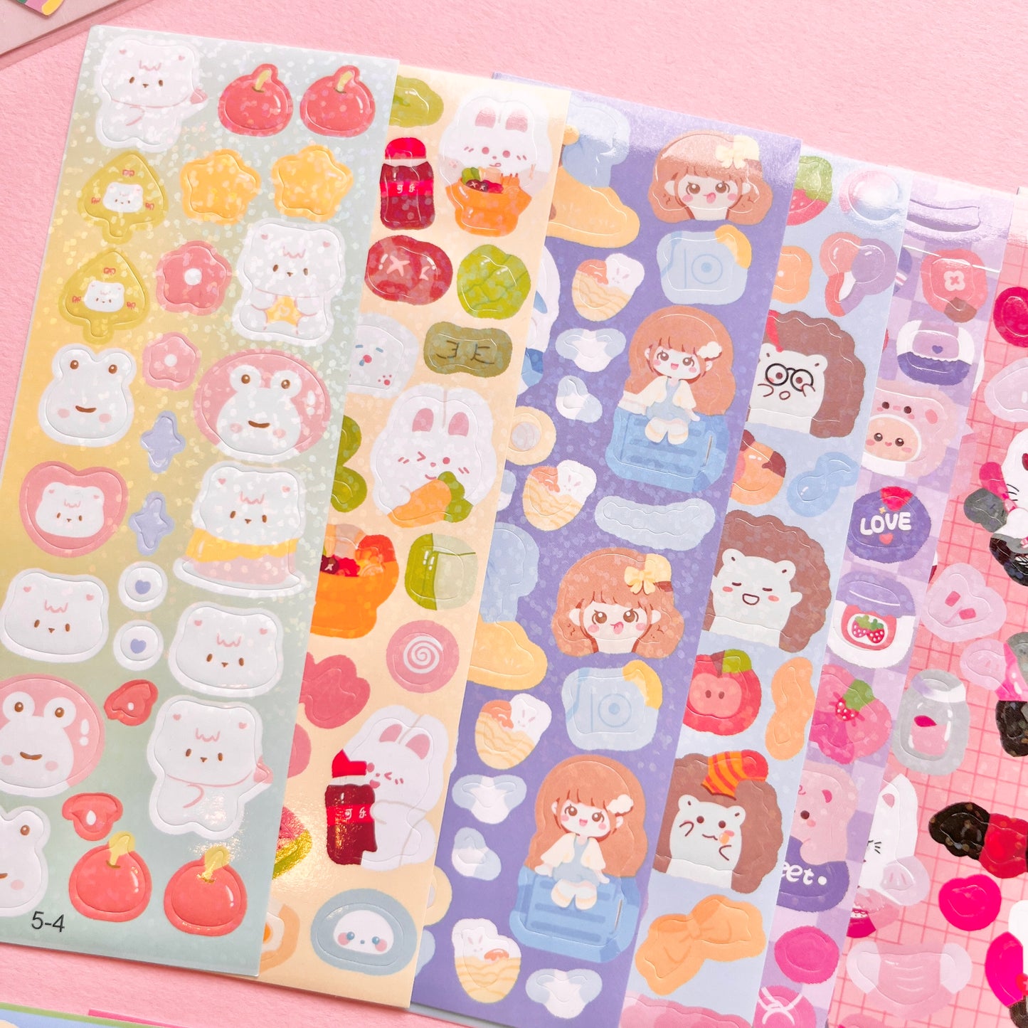 Set de Stickers O – Kawaii Collection (20 planchitas) 🎀✨