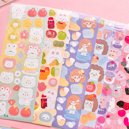 Set de Stickers O – Kawaii Collection (20 planchitas) 🎀✨